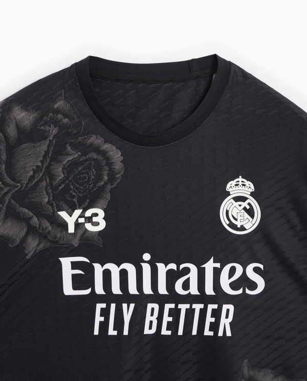 Remera Real Madrid Cuarta Equipación negra Y3
